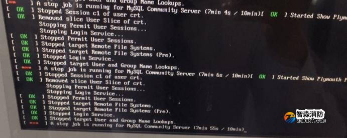 青鳥消防圖形顯示裝置故障之LINUX一體機無法開機