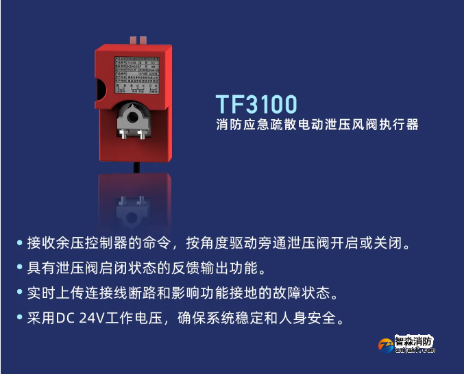泰和安余壓監控系統TF3100泄壓風閥執行器