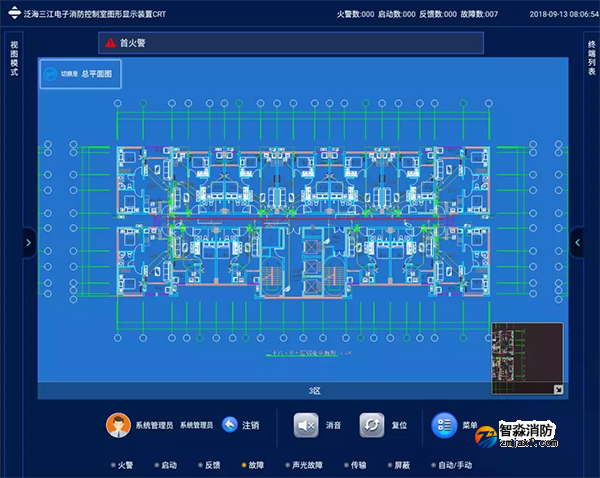 CRT-9200Android圖形顯示裝置空間視圖