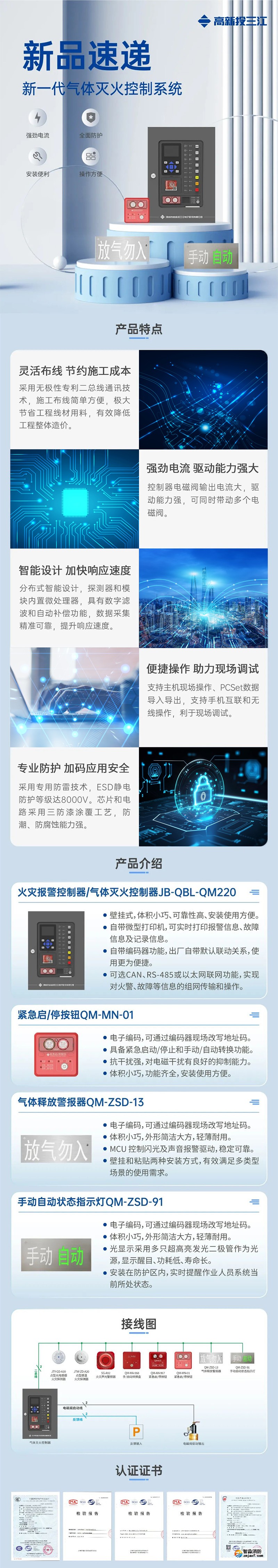 電流更強勁 防護更全面！高新投三江新一代氣體滅火控制系統隆重推出