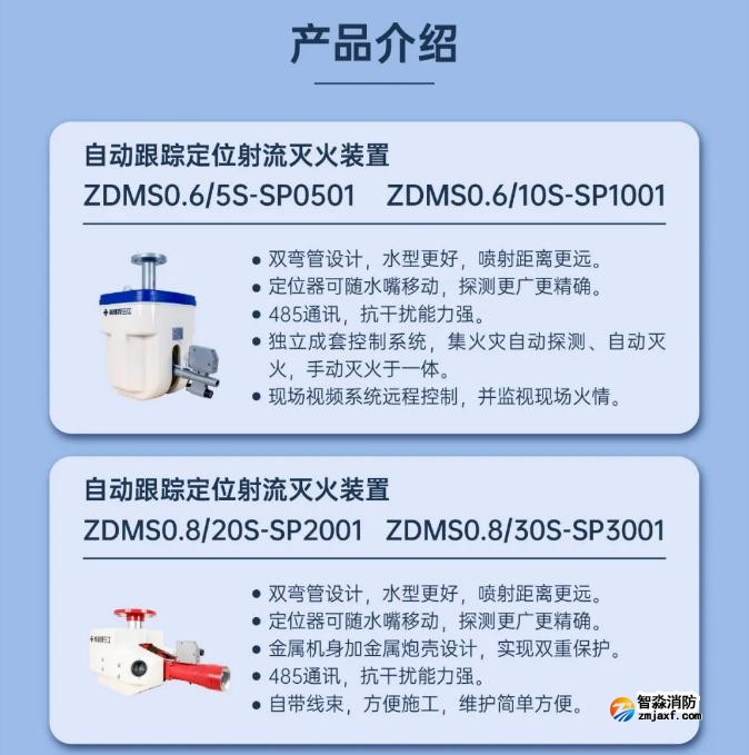 三江自動跟蹤定位射流滅火系統產品