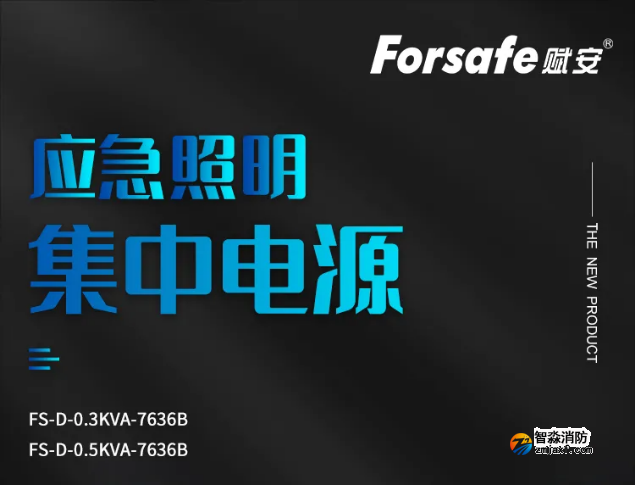 賦安消防FS-D-0.3KVA-7636B、FS-D-0.5KVA-7636B應(yīng)急照明集中電源新品