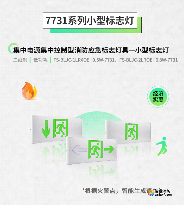 賦安消防7731系列彩鋼板小型標(biāo)志燈介紹