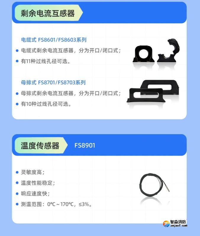 一圖看懂深圳賦安電氣火災監控系統探測器