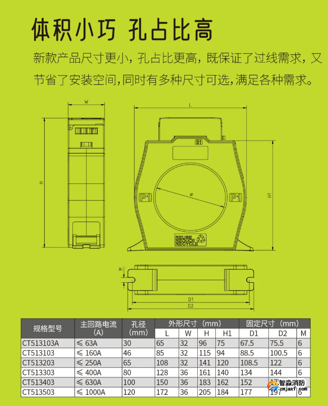 尼特新一代NT8122C組合式電氣火災監控探測器特點