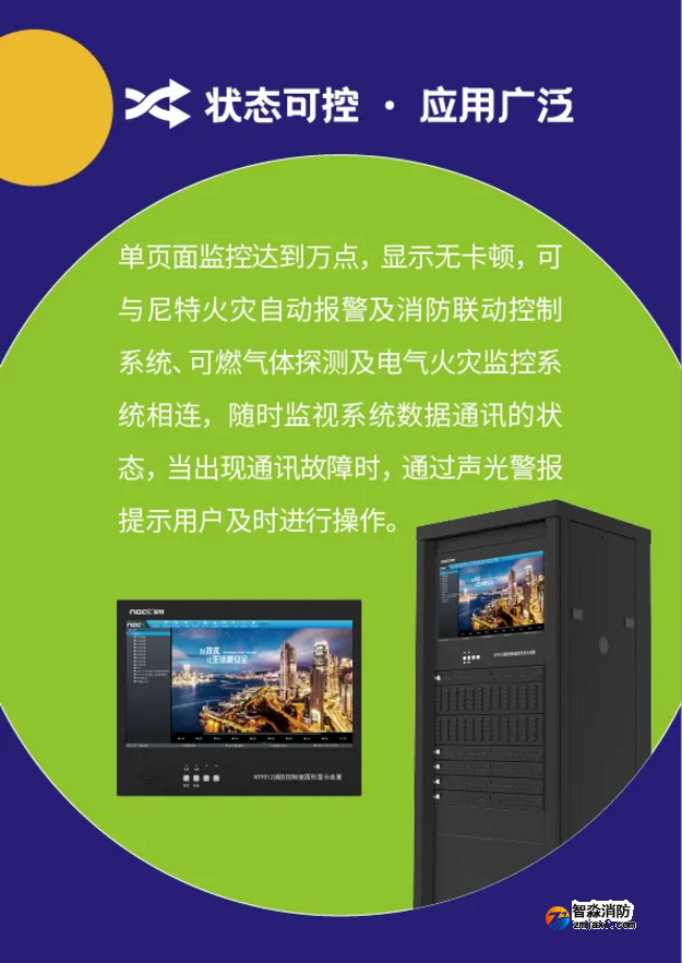尼特消防NT9012消防控制室圖形顯示裝置驚艷來襲