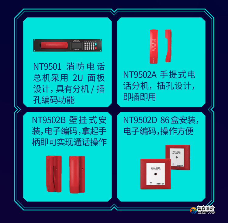 尼特NT9500消防電話系統組成