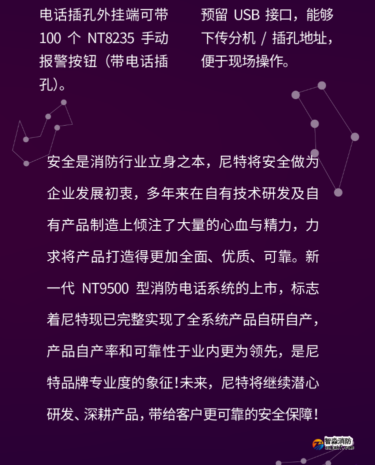 尼特NT9500消防電話系統功能