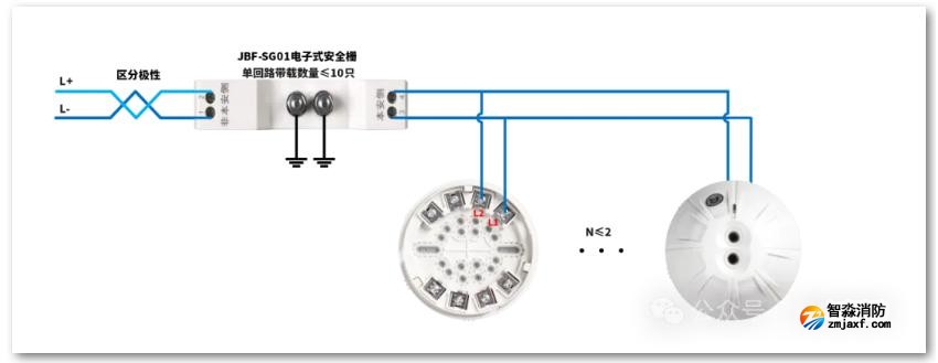 JTG-H-JBF4384A-Ex點(diǎn)型紅外火焰探測器接線圖