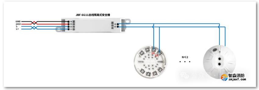 JTG-H-JBF4384A-Ex點(diǎn)型紅外火焰探測器接線圖